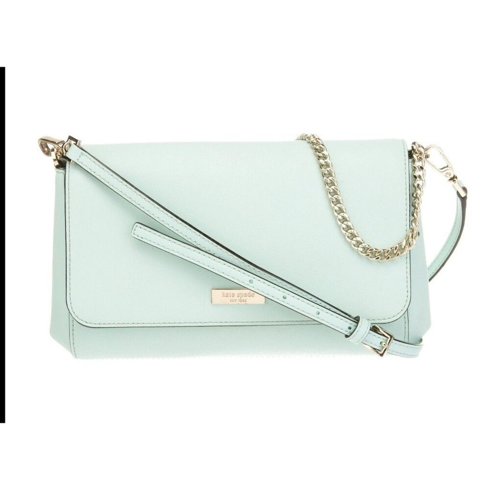 Beautiful KATE SPADE Laurel Way Greer CROSSBODY Bag Sea Blue Purse VguC